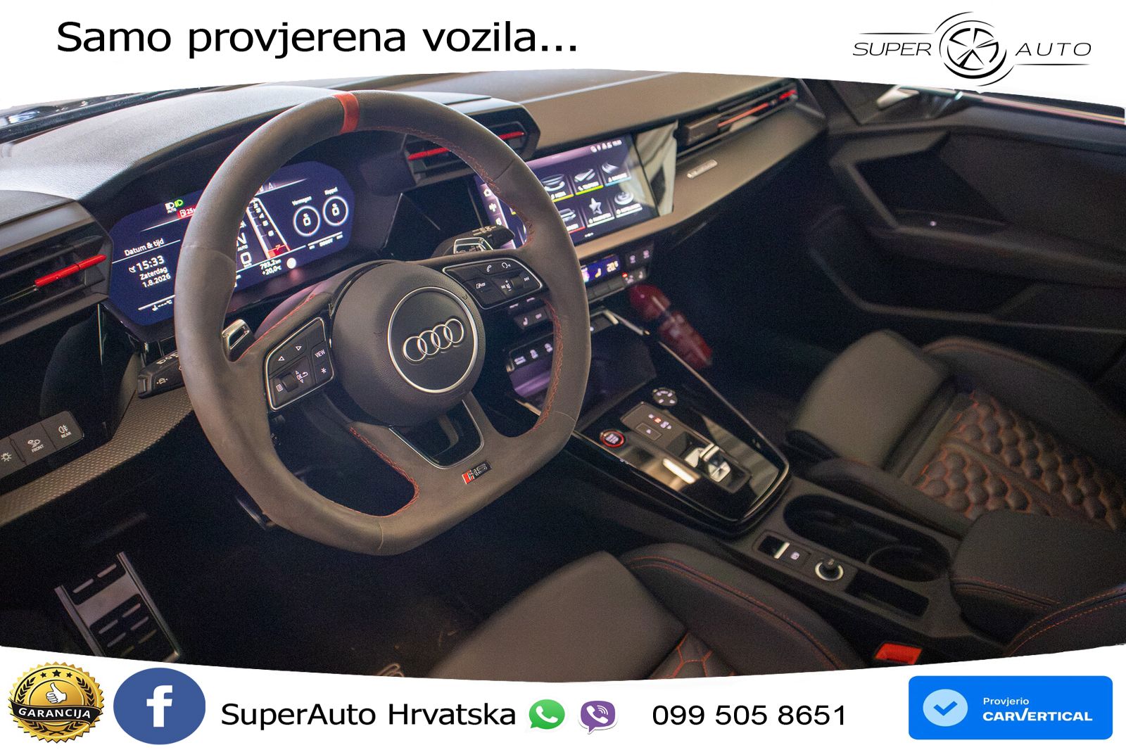 Audi RS3 Sportback 2.5 TFSI (400 KS) quattro S tronic