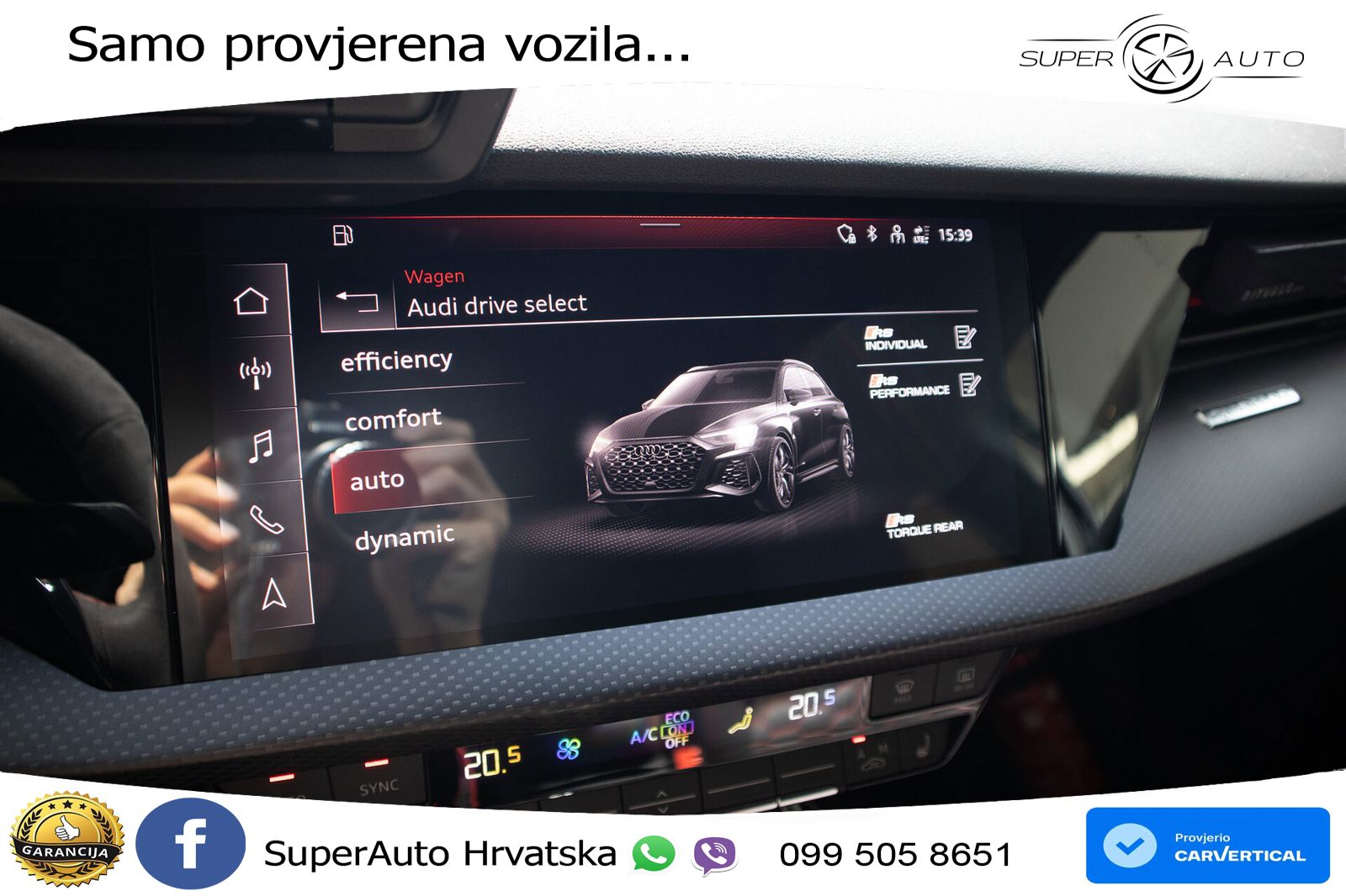 Audi RS3 Sportback 2.5 TFSI (400 KS) quattro S tronic