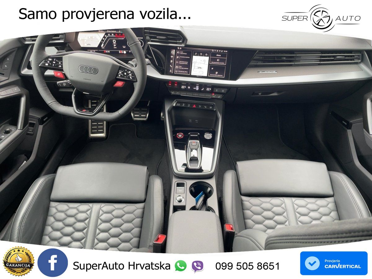 Audi RS3 Sedan 2.5 TFSI (400 KS) quattro S tronic LED+GR SJED+ACC