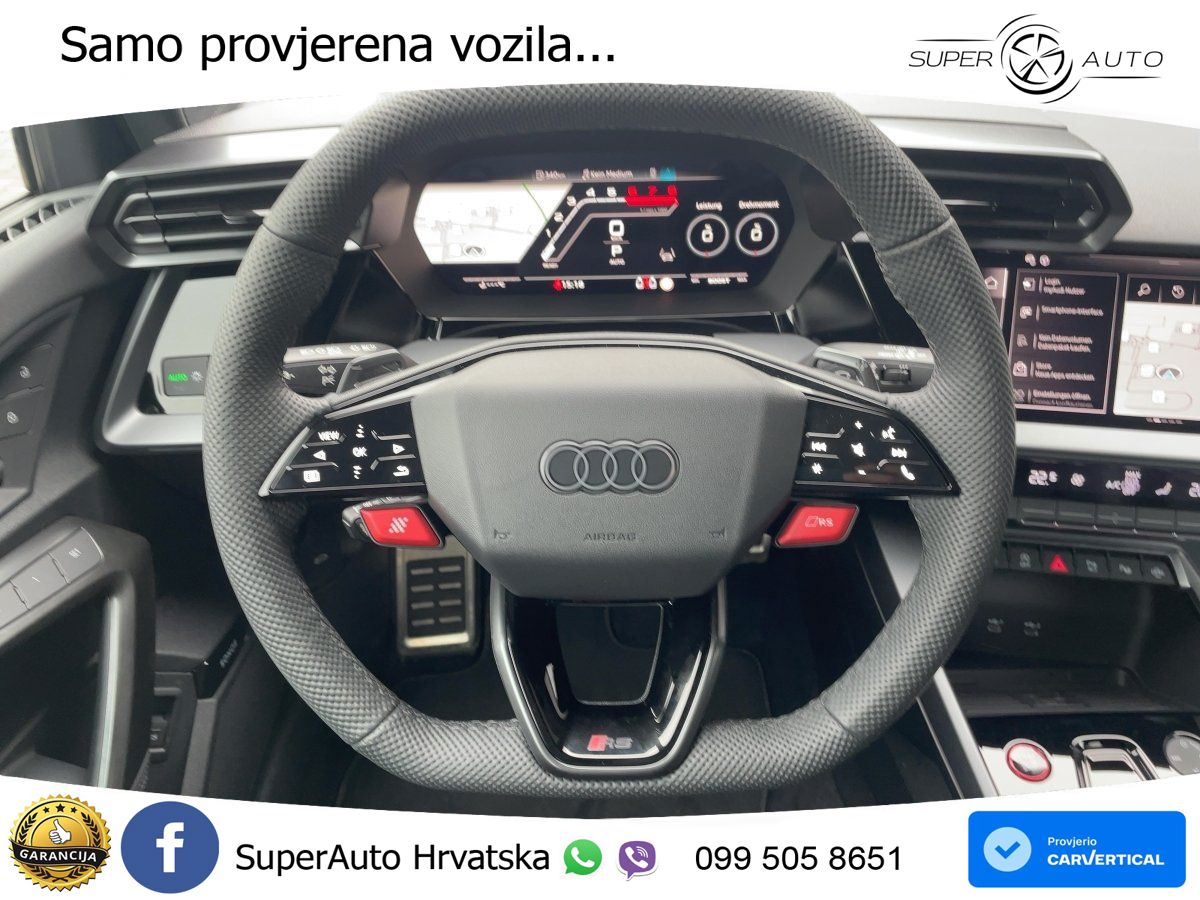 Audi RS3 Sedan 2.5 TFSI (400 KS) quattro S tronic LED+GR SJED+ACC
