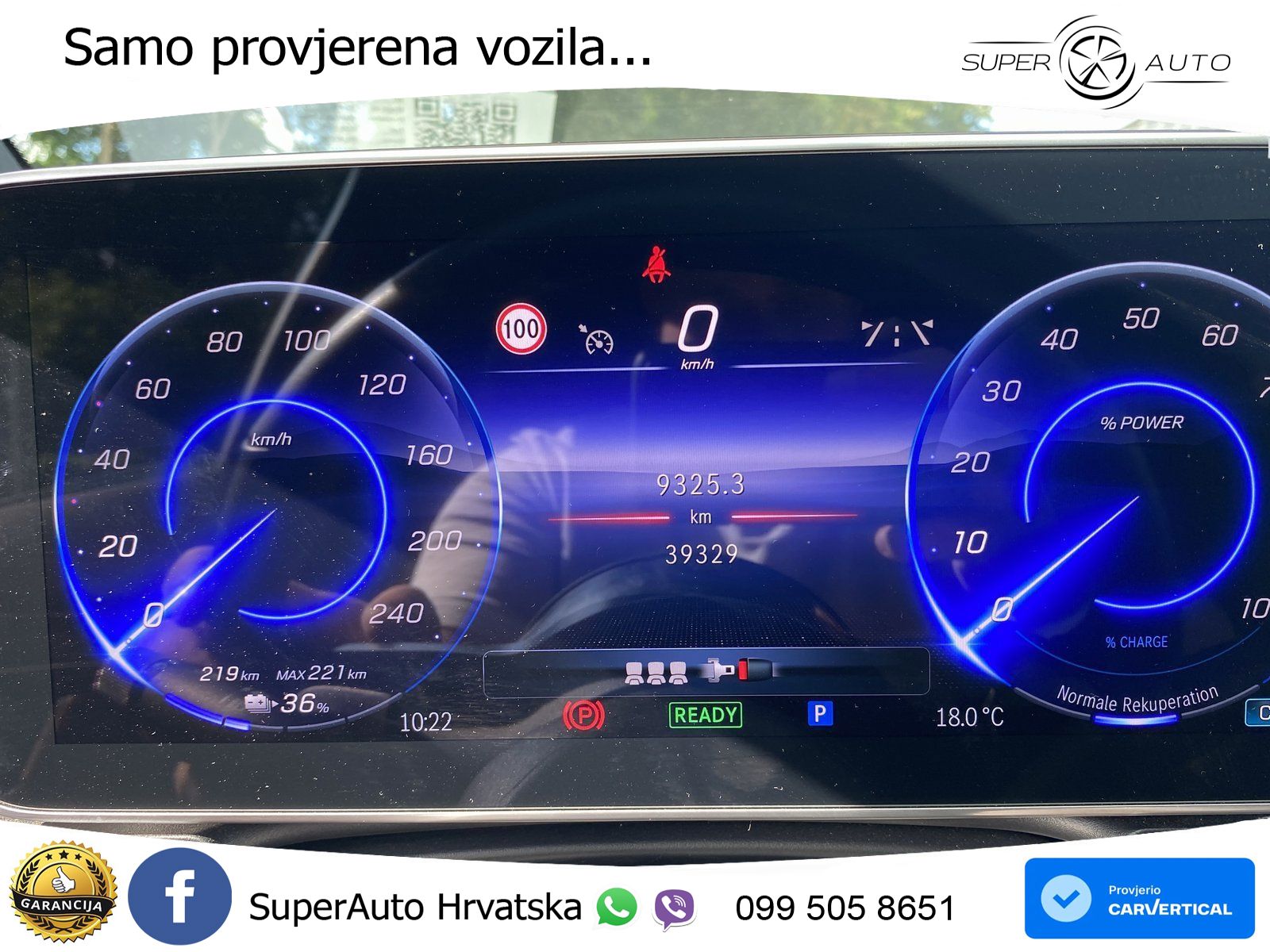 Mercedes EQE 350 98 kWh (292 KS)