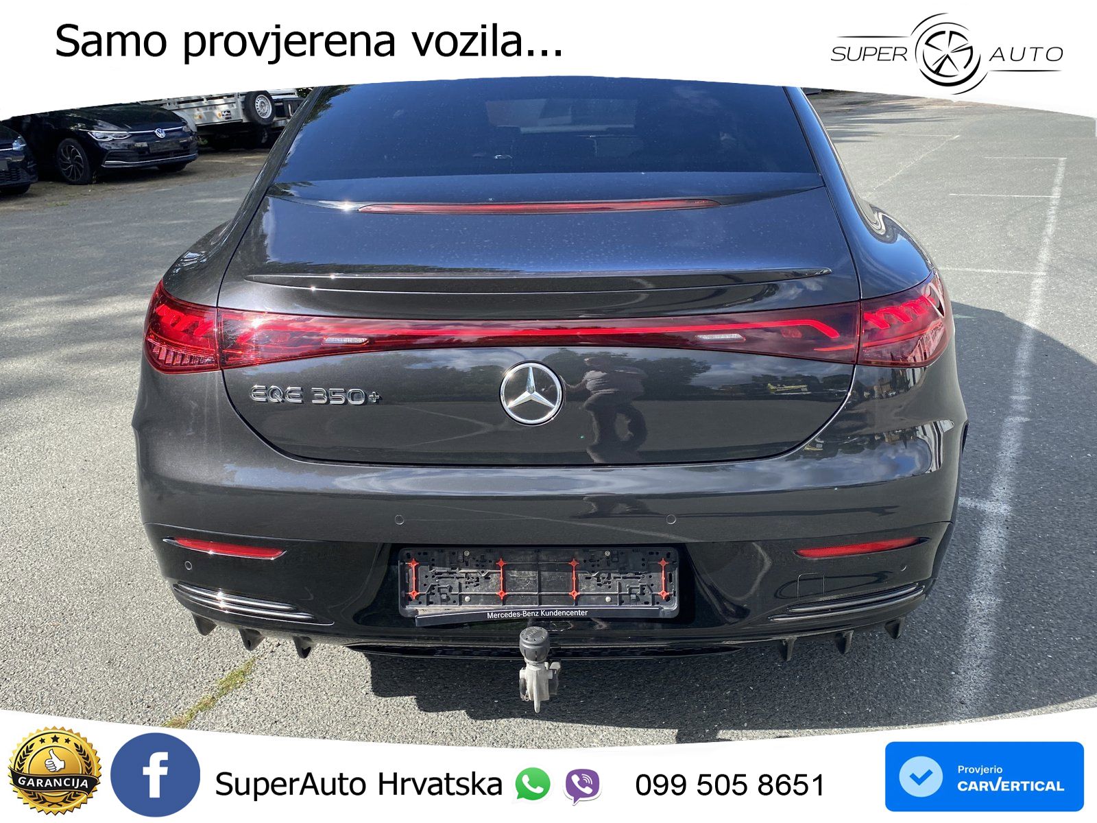 Mercedes EQE 350 98 kWh (292 KS)