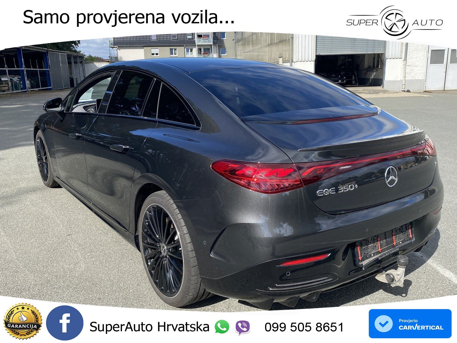 Mercedes EQE 350 98 kWh (292 KS)