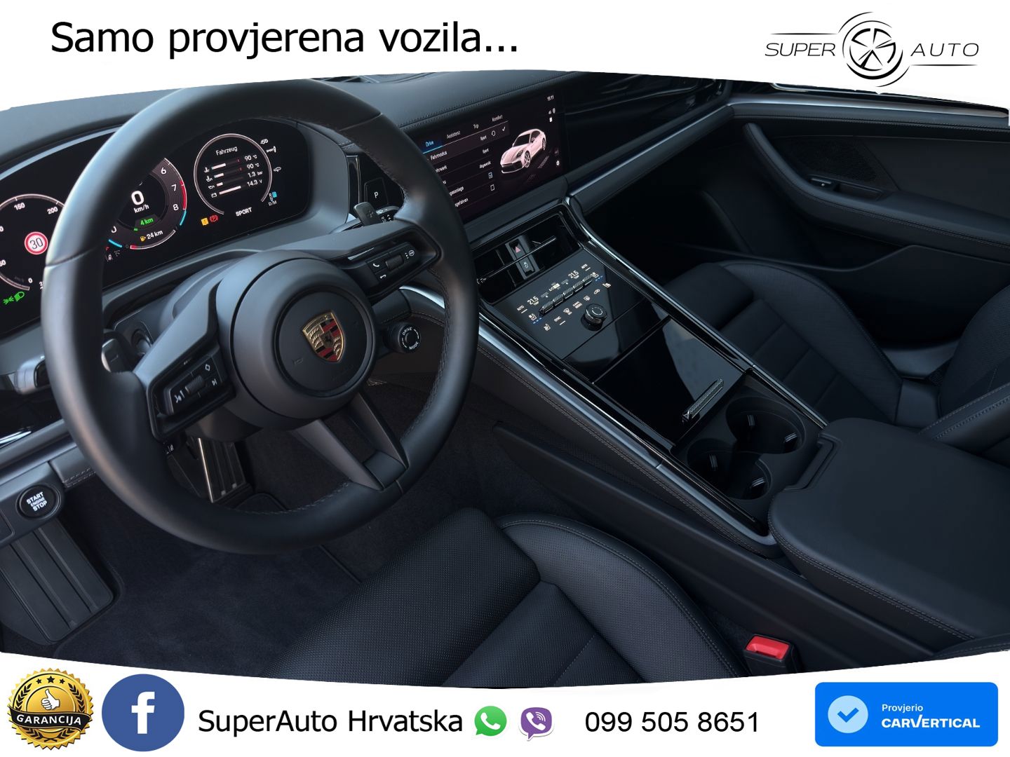 Porsche Panamera 4 2.9 V6 (470 KS) E-Hybrid PDK ACC+HEAD+4xGR SJED+360+PANO