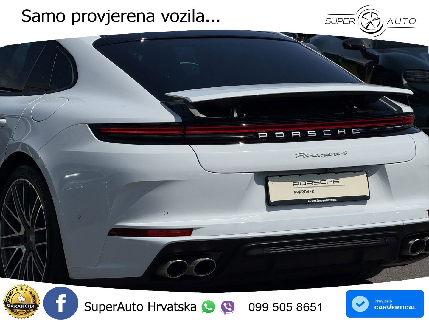 Porsche Panamera 4 2.9 V6 (470 KS) E-Hybrid PDK ACC+HEAD+4xGR SJED+360+PANO