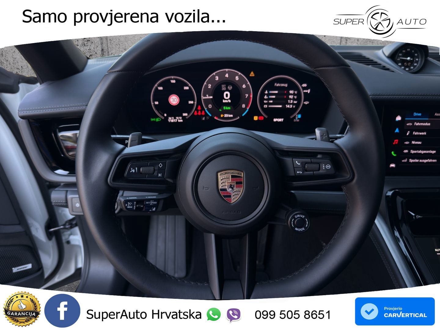 Porsche Panamera 4 2.9 V6 (470 KS) E-Hybrid PDK ACC+HEAD+4xGR SJED+360+PANO