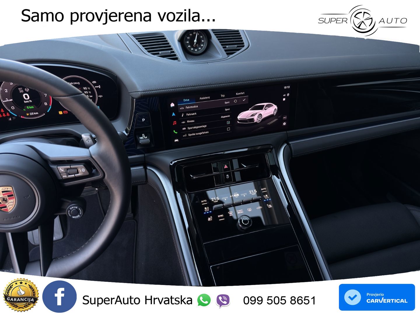 Porsche Panamera 4 2.9 V6 (470 KS) E-Hybrid PDK ACC+HEAD+4xGR SJED+360+PANO