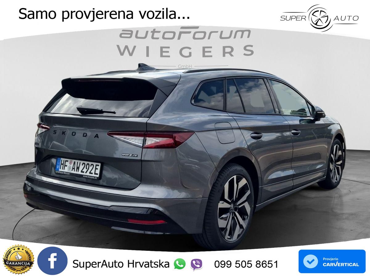 Škoda Enyaq iV 85 82 kWh (286 KS) SportLine LED+GR SJED+ACC