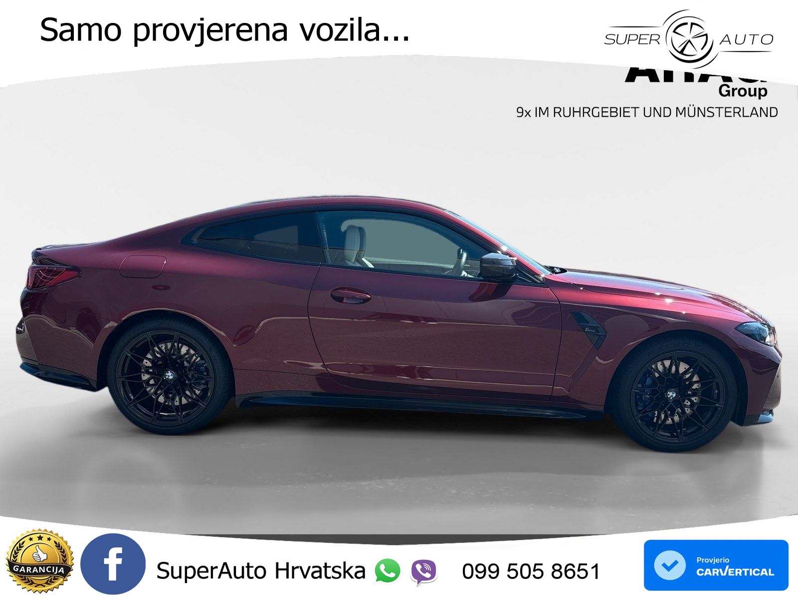 BMW M4 Competition 3.0 (530 KS) xDrive Steptronic LED+GR SJED+ACC