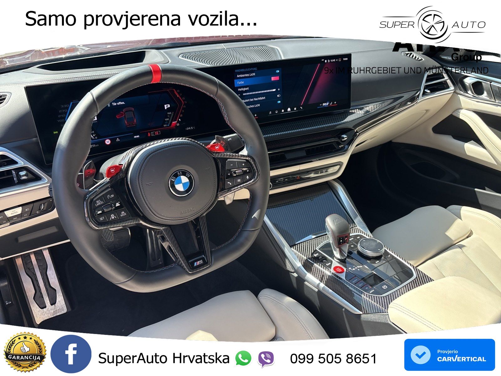 BMW M4 Competition 3.0 (530 KS) xDrive Steptronic LED+GR SJED+ACC