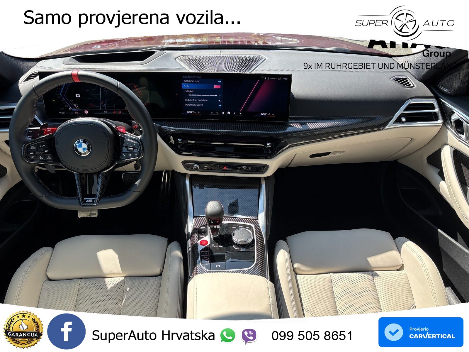 BMW M4 Competition 3.0 (530 KS) xDrive Steptronic LED+GR SJED+ACC