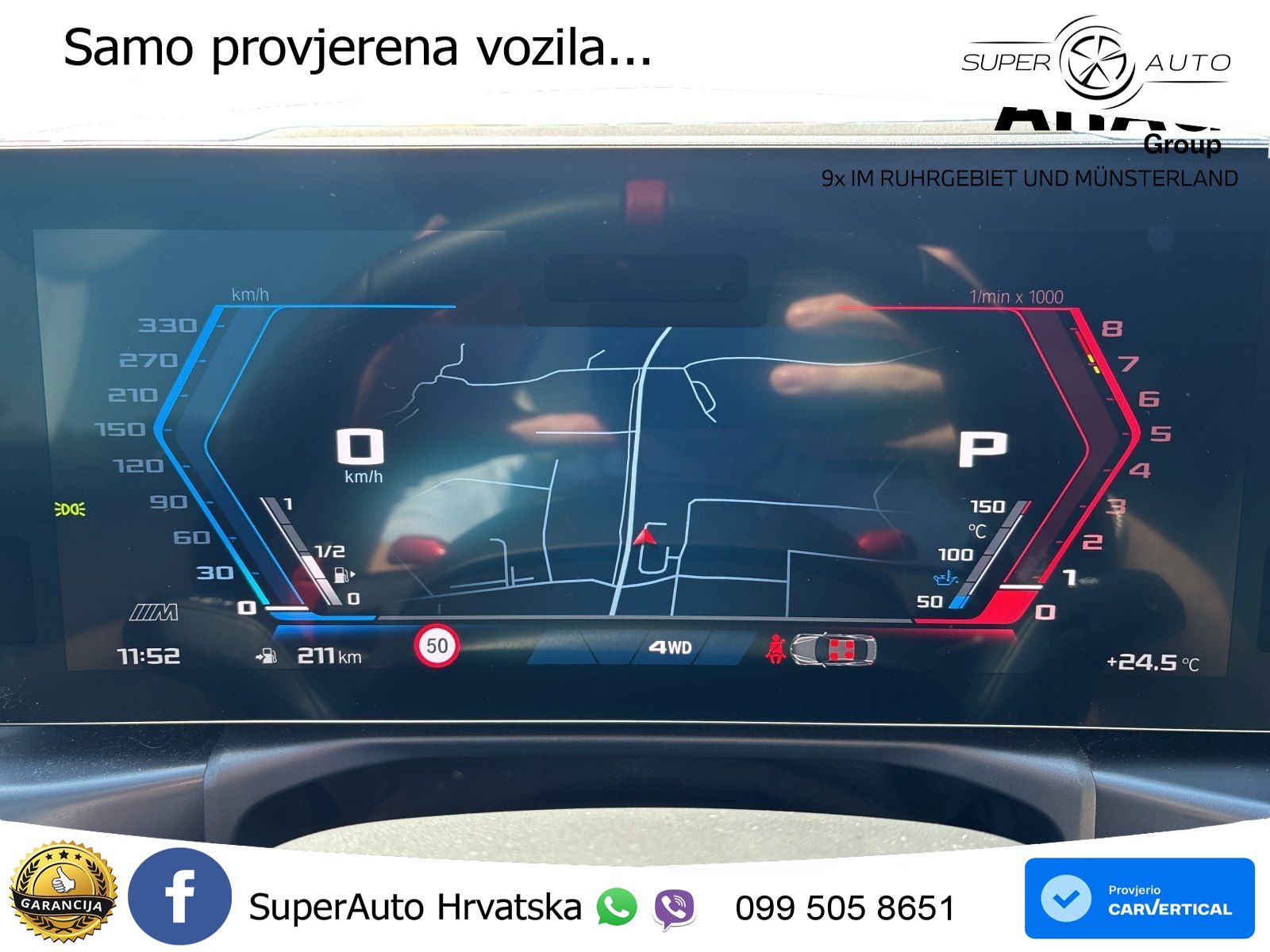 BMW M4 Competition 3.0 (530 KS) xDrive Steptronic LED+GR SJED+ACC