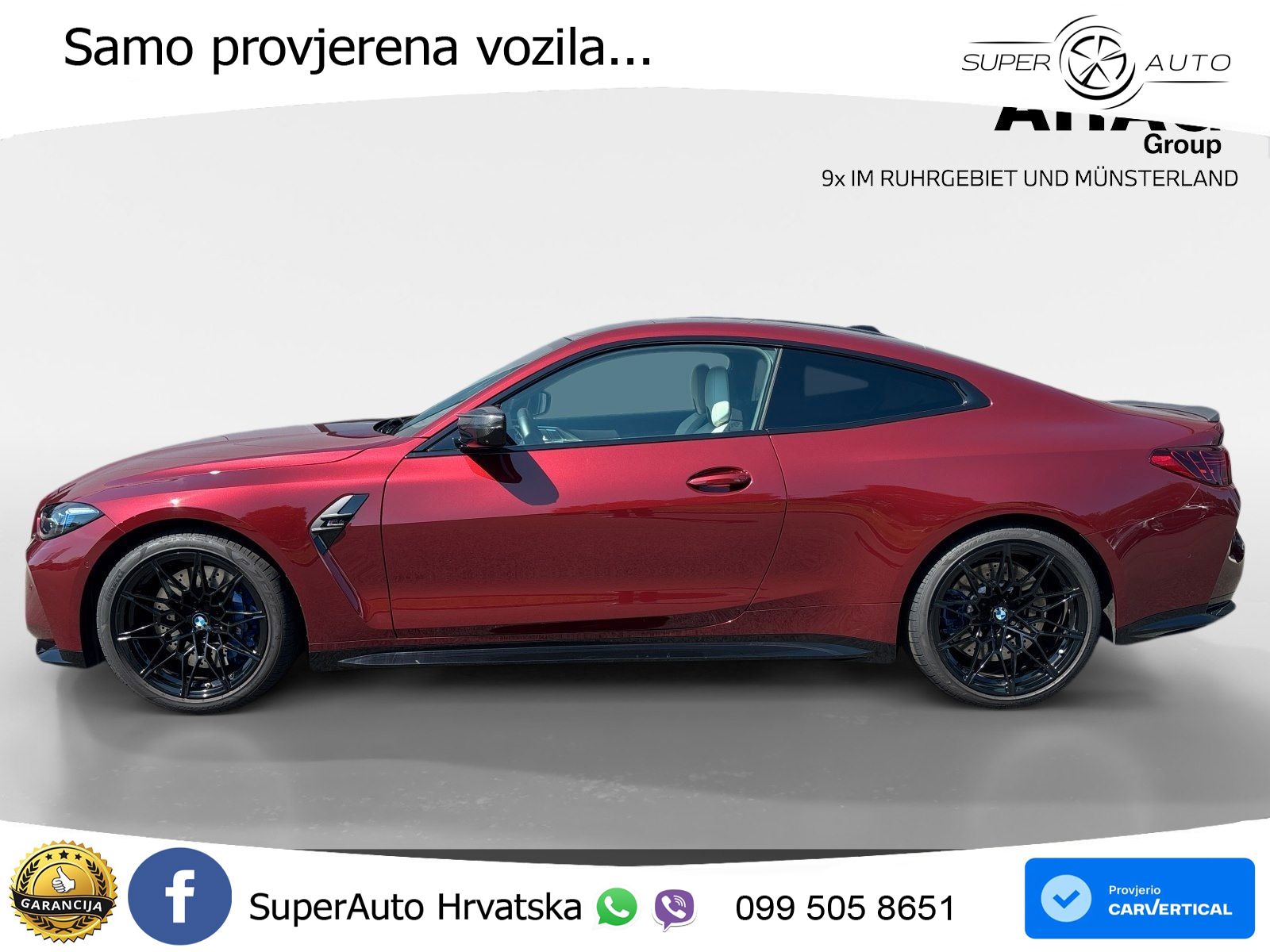 BMW M4 Competition 3.0 (530 KS) xDrive Steptronic LED+GR SJED+ACC