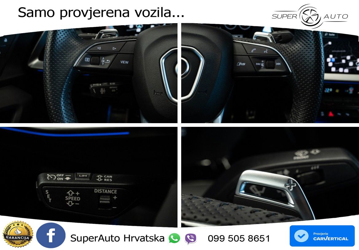 Audi RS3 Sportback 2.5 TFSI (400 KS) quattro S tronic LED+GR SJED+ACC