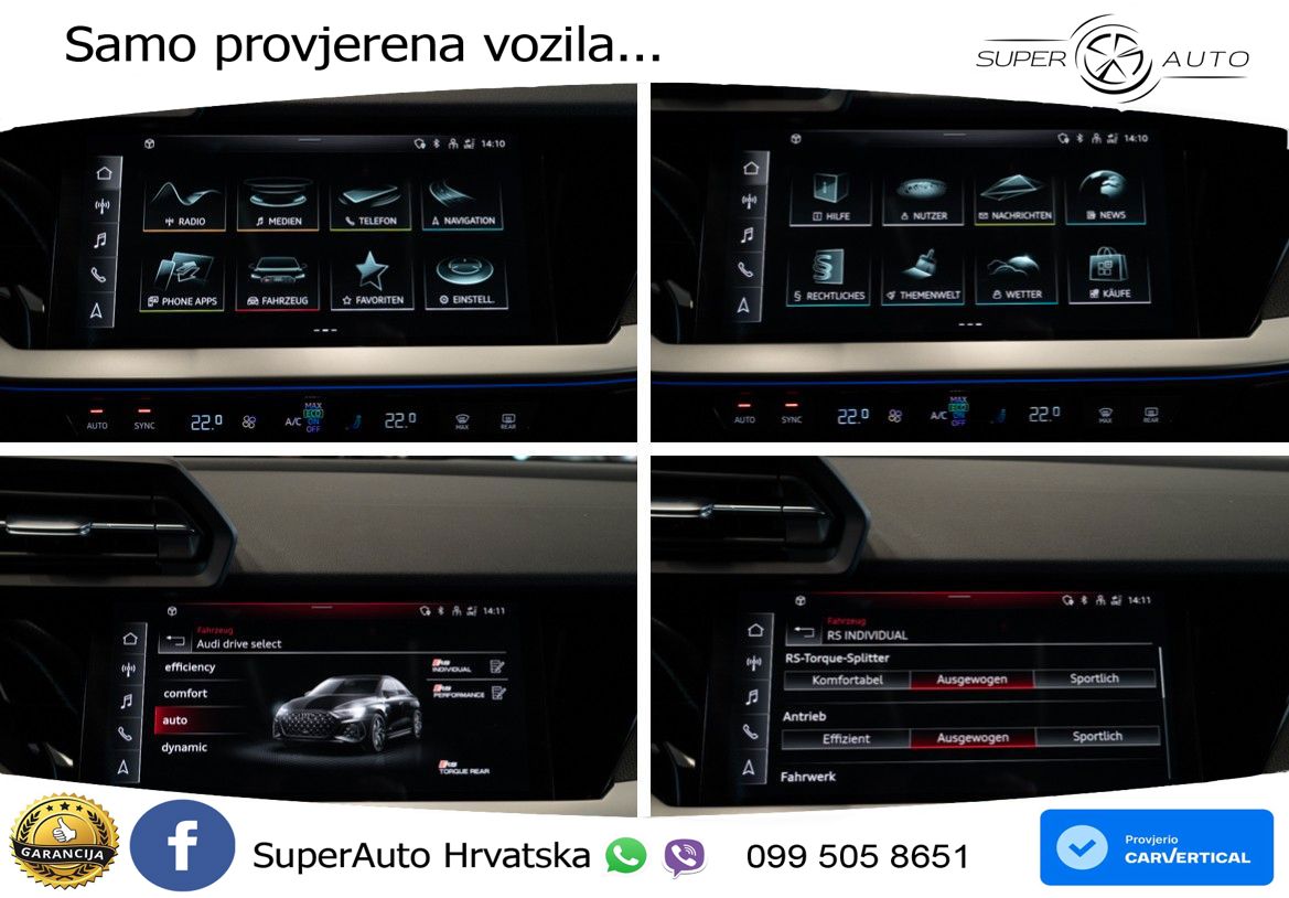 Audi RS3 Sportback 2.5 TFSI (400 KS) quattro S tronic LED+GR SJED+ACC