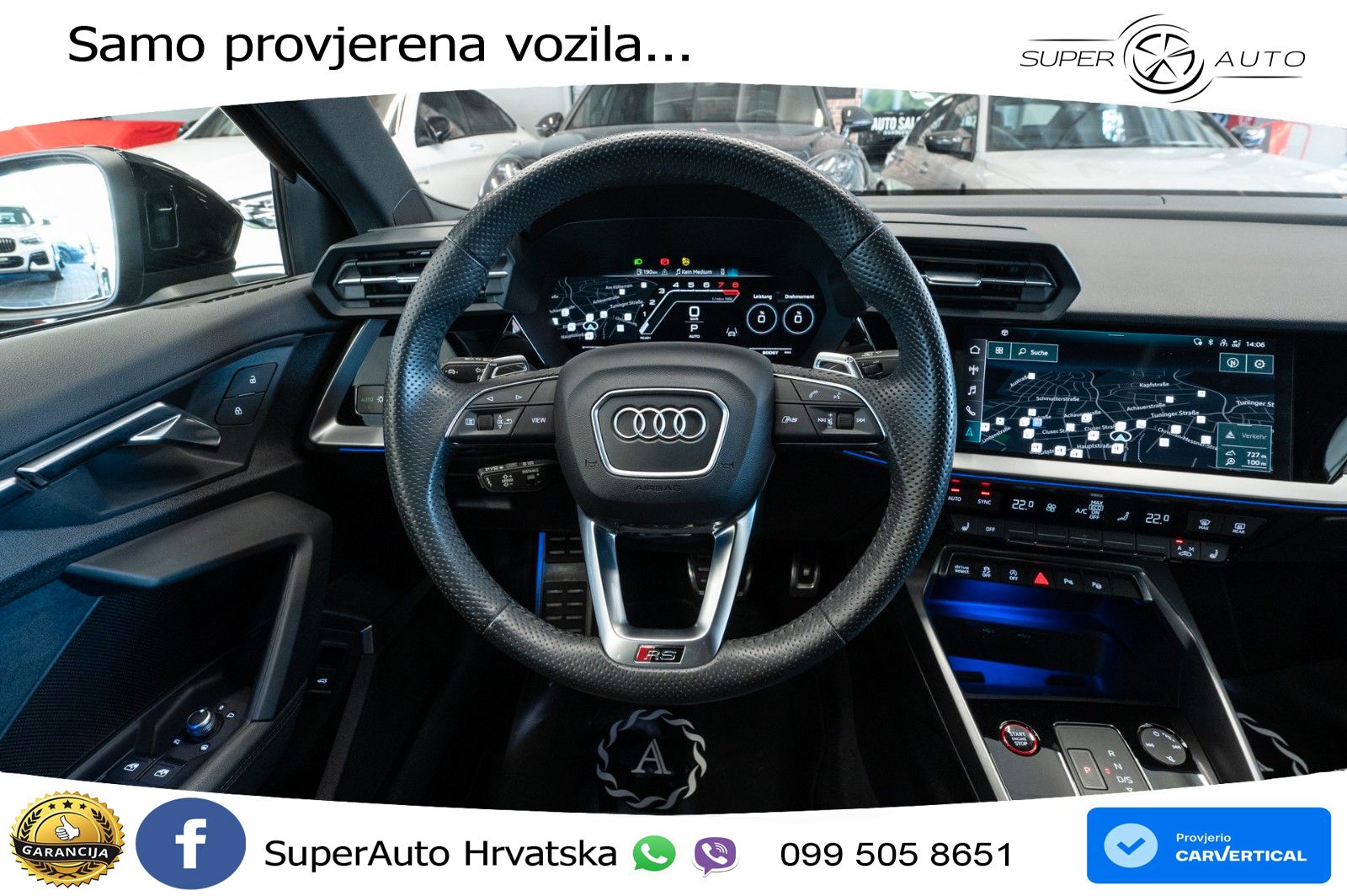 Audi RS3 Sportback 2.5 TFSI (400 KS) quattro S tronic LED+GR SJED+ACC