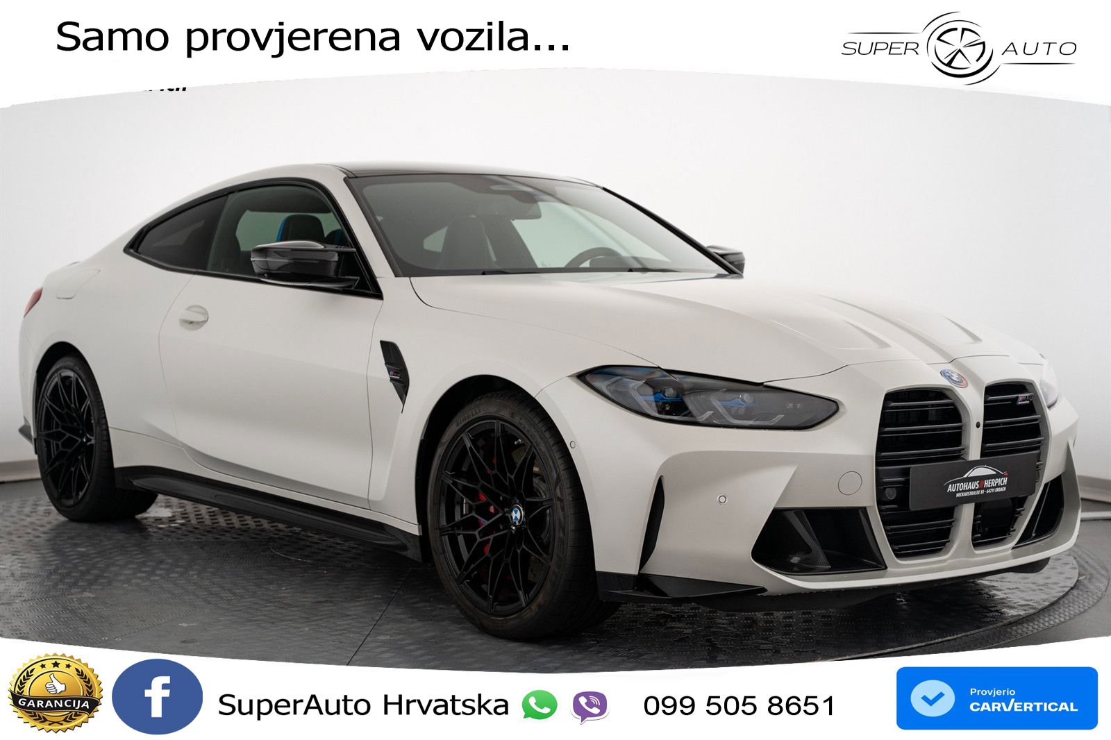 BMW M4 Competition 3.0 (510 KS) Steptronic LED+GR SJED+ACC