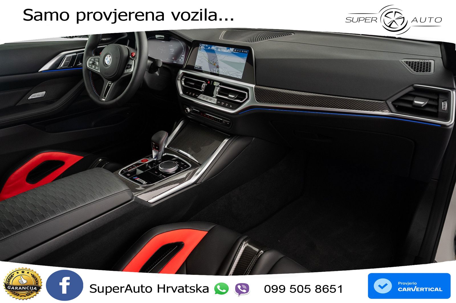 BMW M4 Competition 3.0 (510 KS) Steptronic LED+GR SJED+ACC