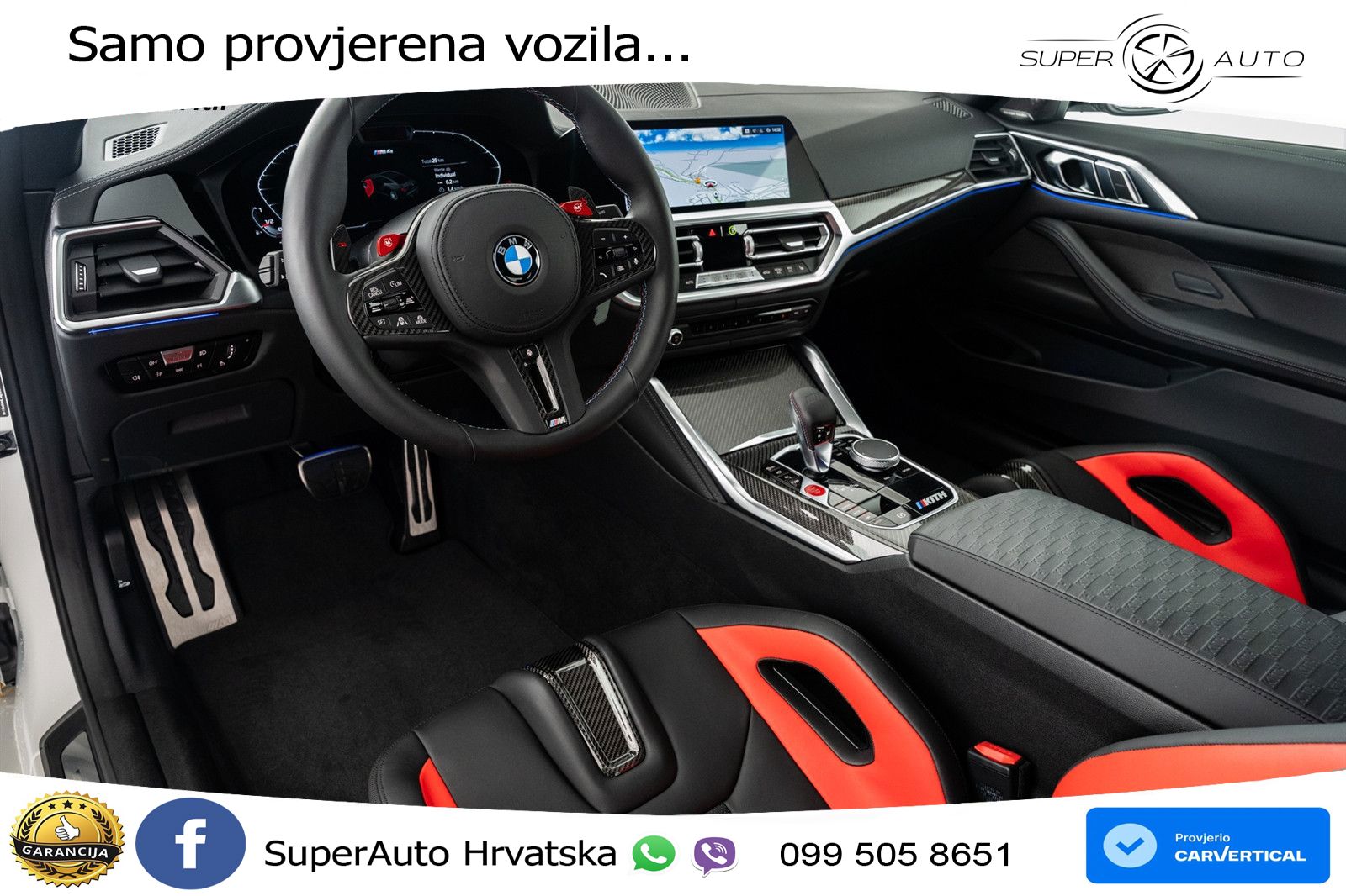 BMW M4 Competition 3.0 (510 KS) Steptronic LED+GR SJED+ACC