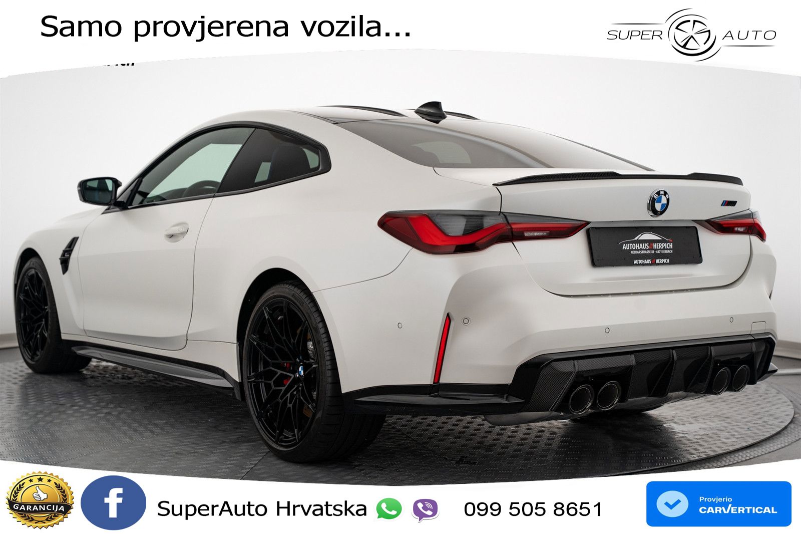 BMW M4 Competition 3.0 (510 KS) Steptronic LED+GR SJED+ACC