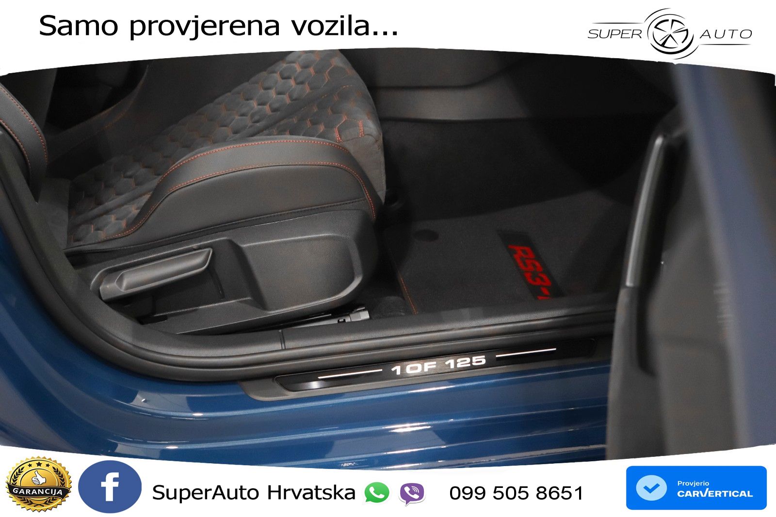 Audi RS3 Sedan 2.5 TFSI (400 KS) quattro S tronic LED+ACC