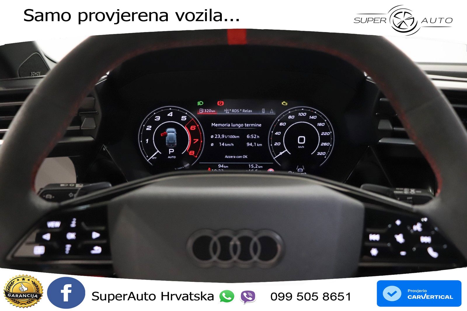 Audi RS3 Sedan 2.5 TFSI (400 KS) quattro S tronic LED+ACC
