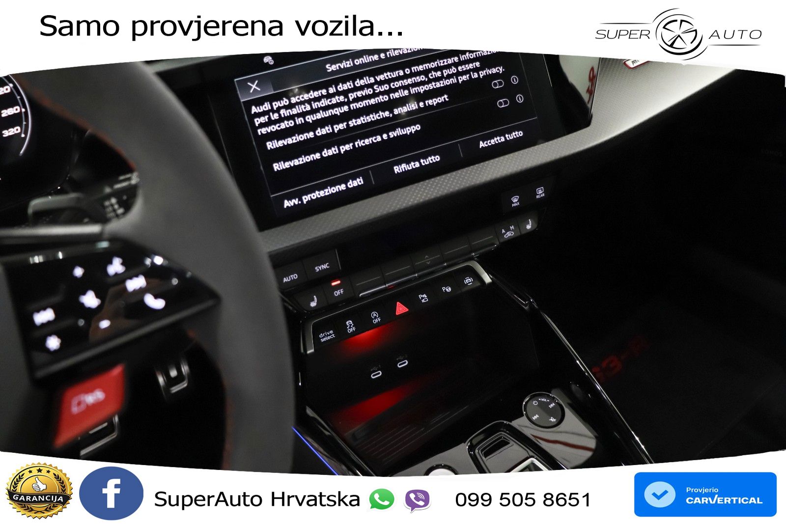 Audi RS3 Sedan 2.5 TFSI (400 KS) quattro S tronic LED+ACC
