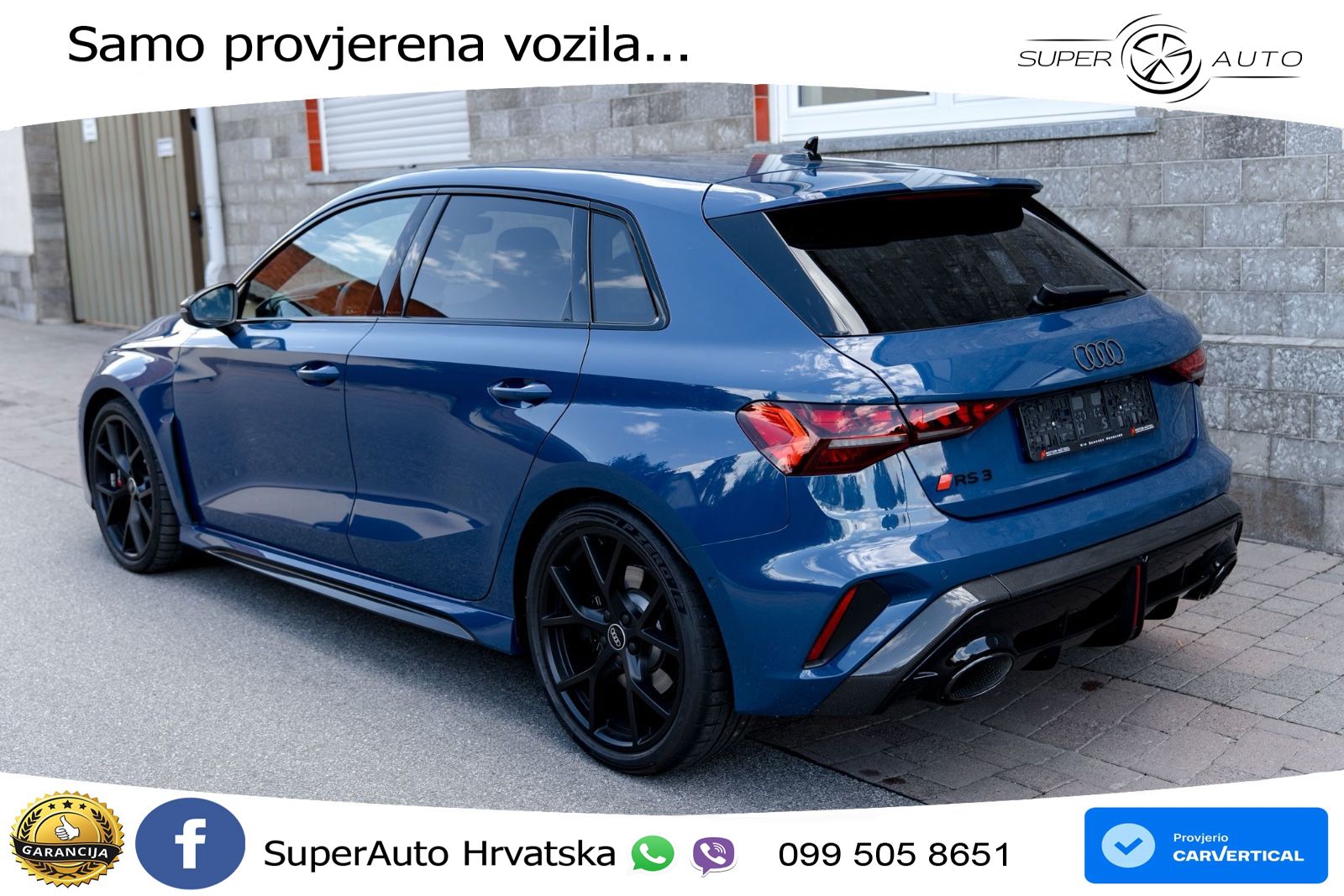 Audi RS3 Sedan 2.5 TFSI (400 KS) quattro S tronic LED+GR SJED+ACC