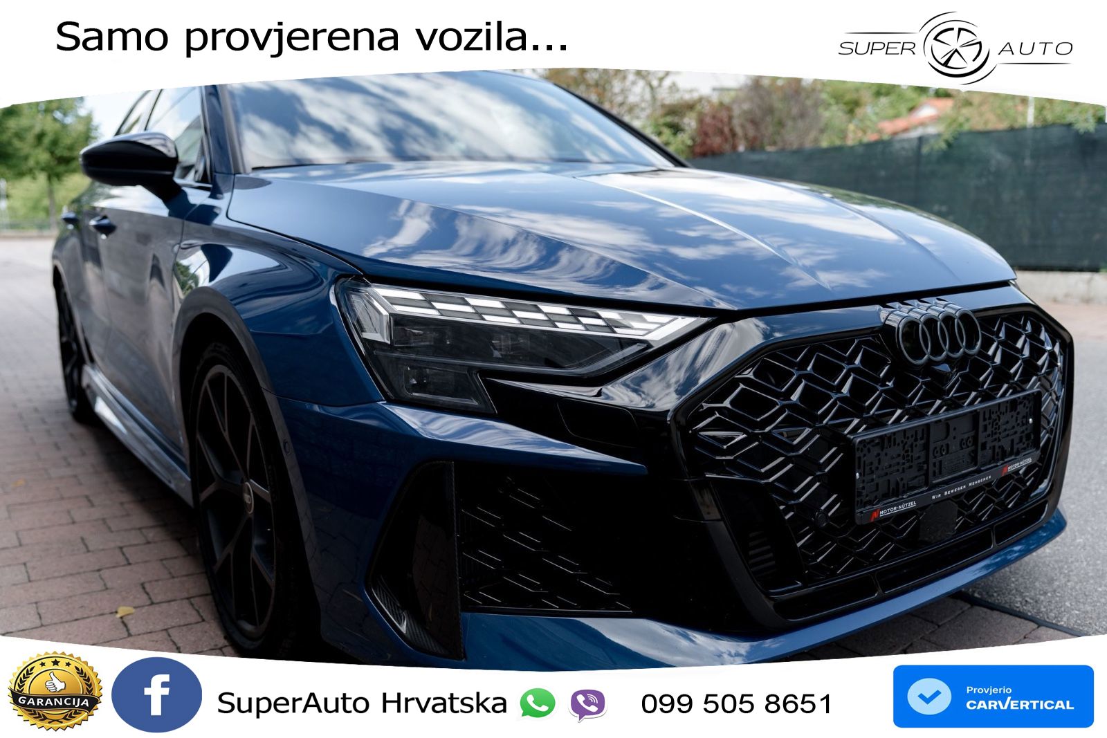 Audi RS3 Sedan 2.5 TFSI (400 KS) quattro S tronic LED+GR SJED+ACC
