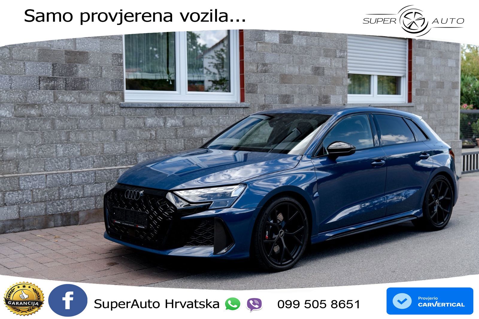 Audi RS3 Sedan 2.5 TFSI (400 KS) quattro S tronic LED+GR SJED+ACC