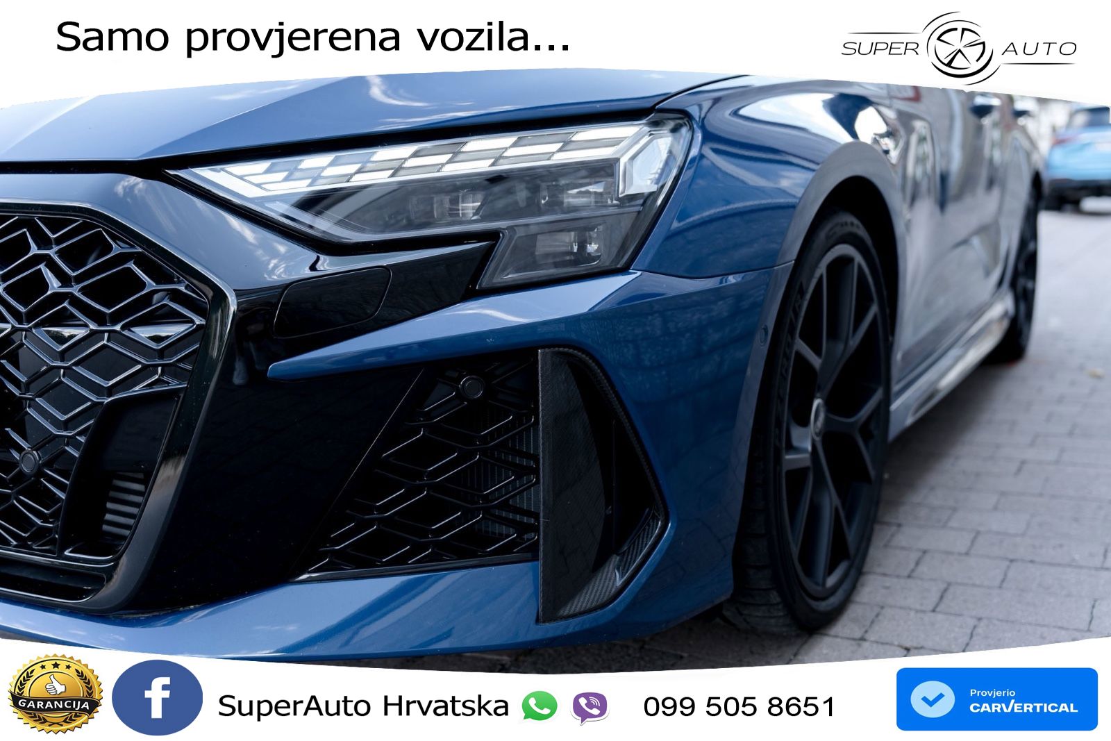 Audi RS3 Sedan 2.5 TFSI (400 KS) quattro S tronic LED+GR SJED+ACC