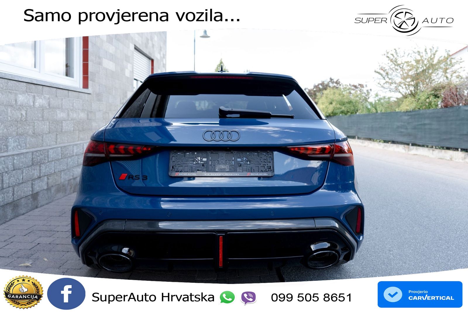 Audi RS3 Sedan 2.5 TFSI (400 KS) quattro S tronic LED+GR SJED+ACC