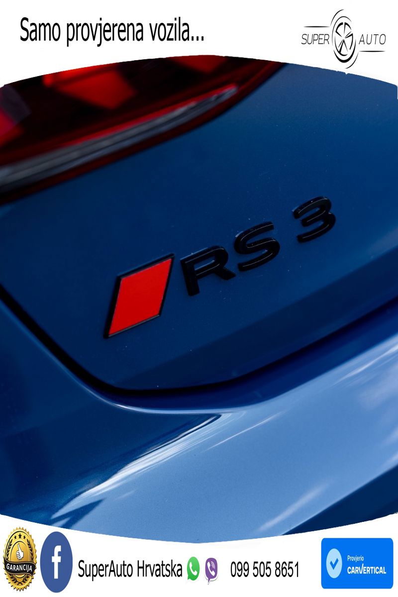 Audi RS3 Sedan 2.5 TFSI (400 KS) quattro S tronic LED+GR SJED+ACC