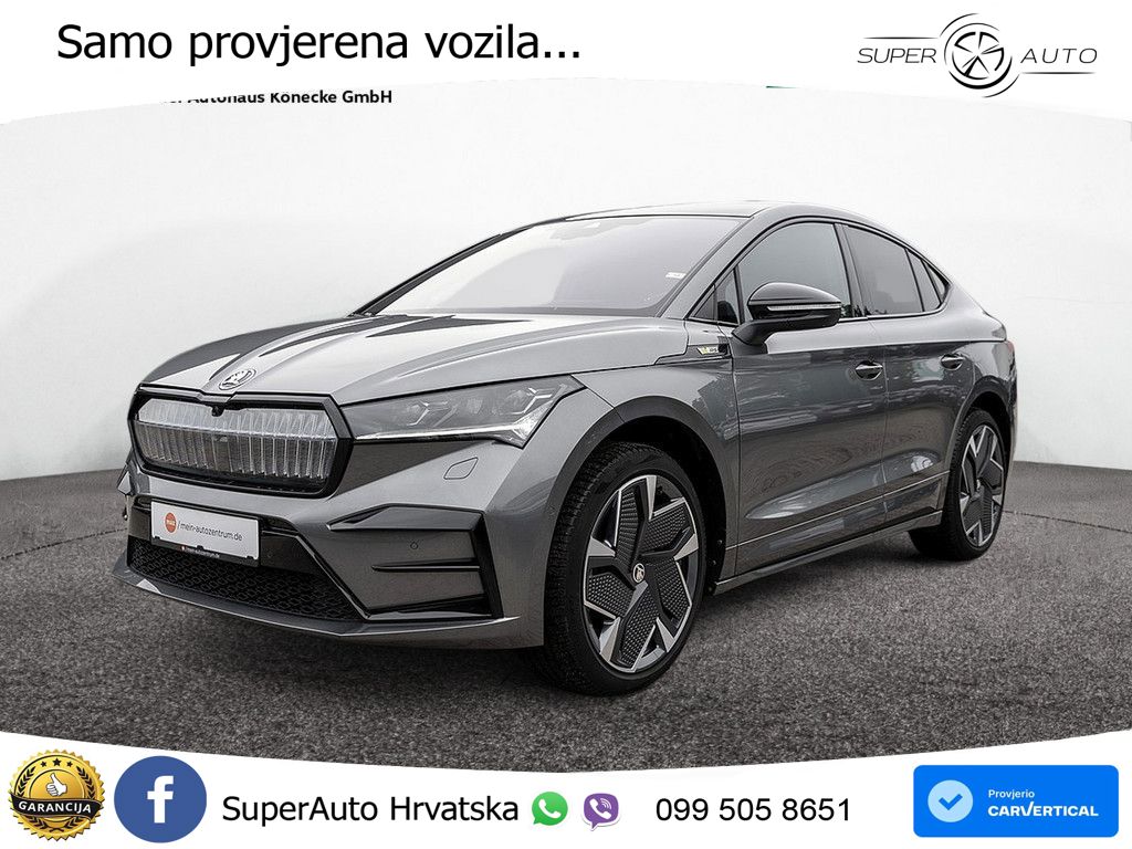 Škoda Enyaq Coupe iV RS 82 kWh (340 KS) AWD Lounge LED+GR SJED+ACC