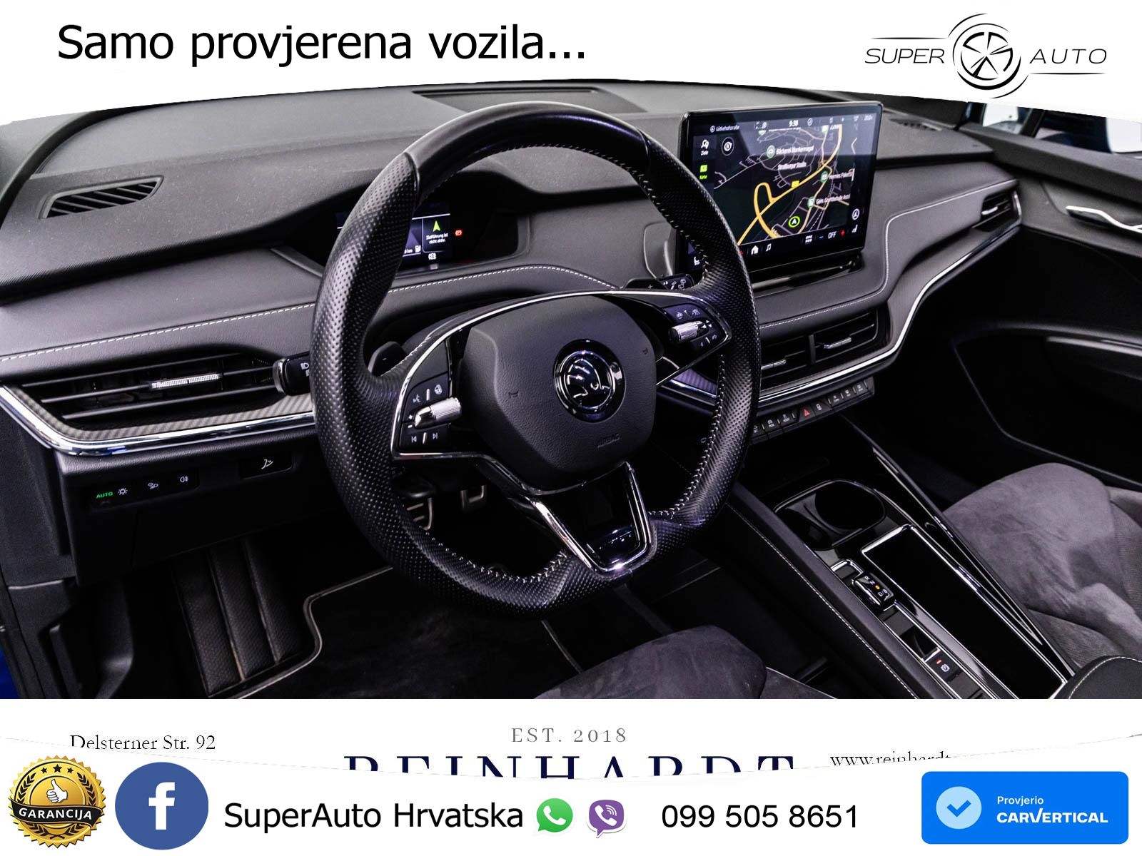 Škoda Enyaq iV 80x 82 kWh (265 KS) AWD SportLine LED+GR SJED+ACC