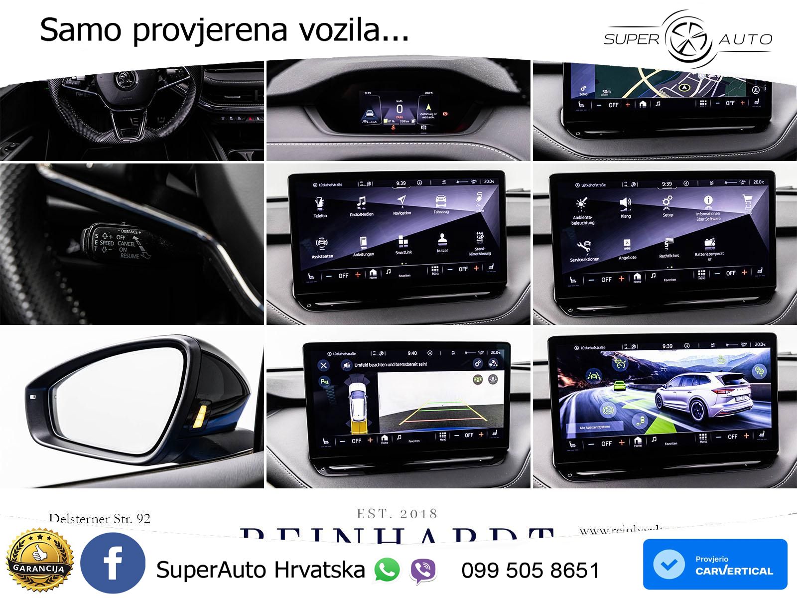 Škoda Enyaq iV 80x 82 kWh (265 KS) AWD SportLine LED+GR SJED+ACC