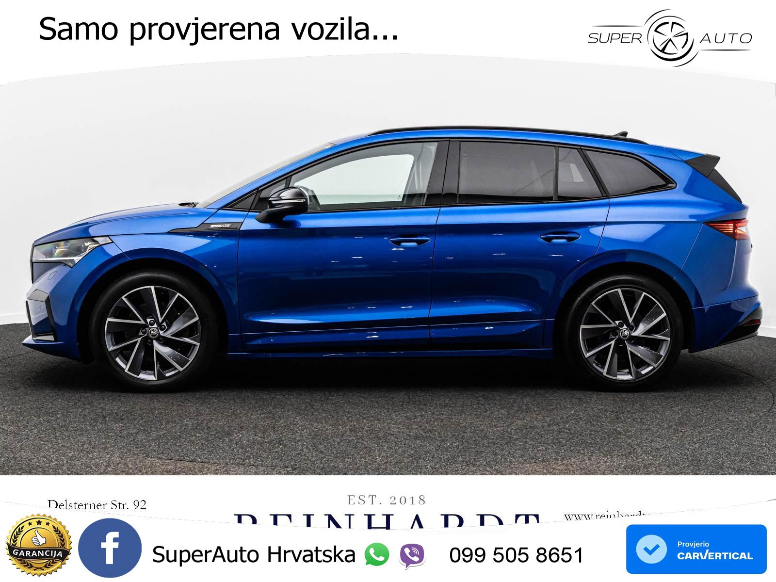 Škoda Enyaq iV 80x 82 kWh (265 KS) AWD SportLine LED+GR SJED+ACC