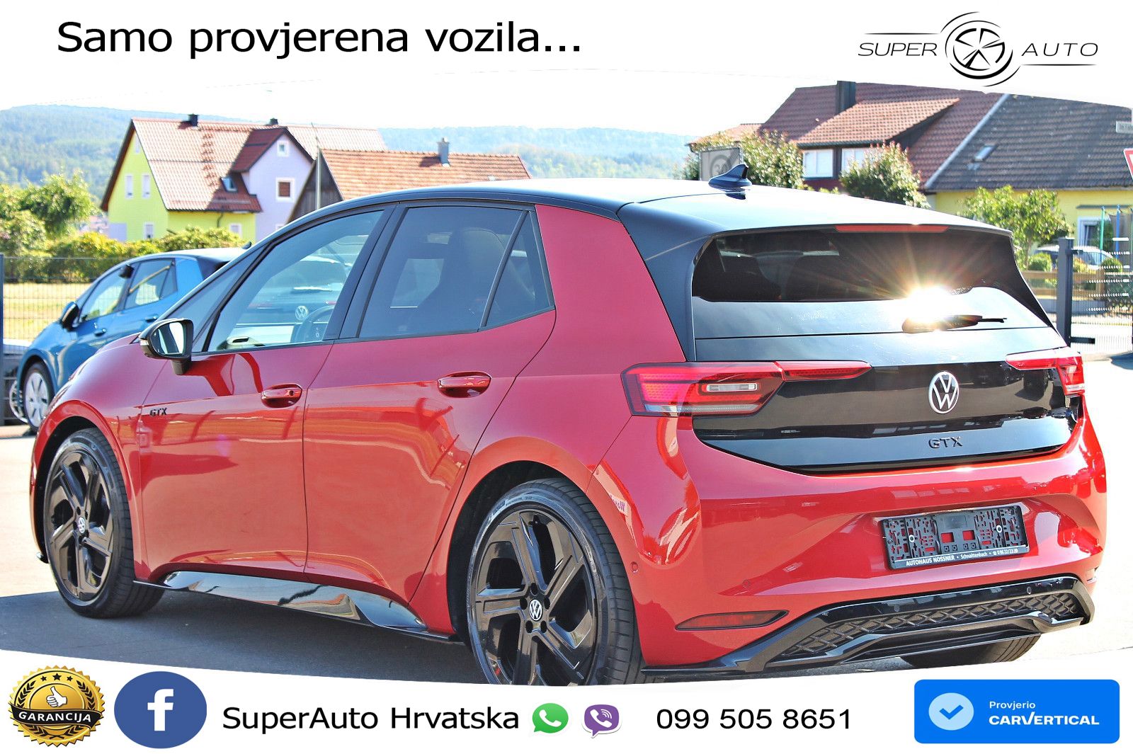 Volkswagen ID.3 GTX 84 kWh (286 KS) LED+GR SJED+ACC