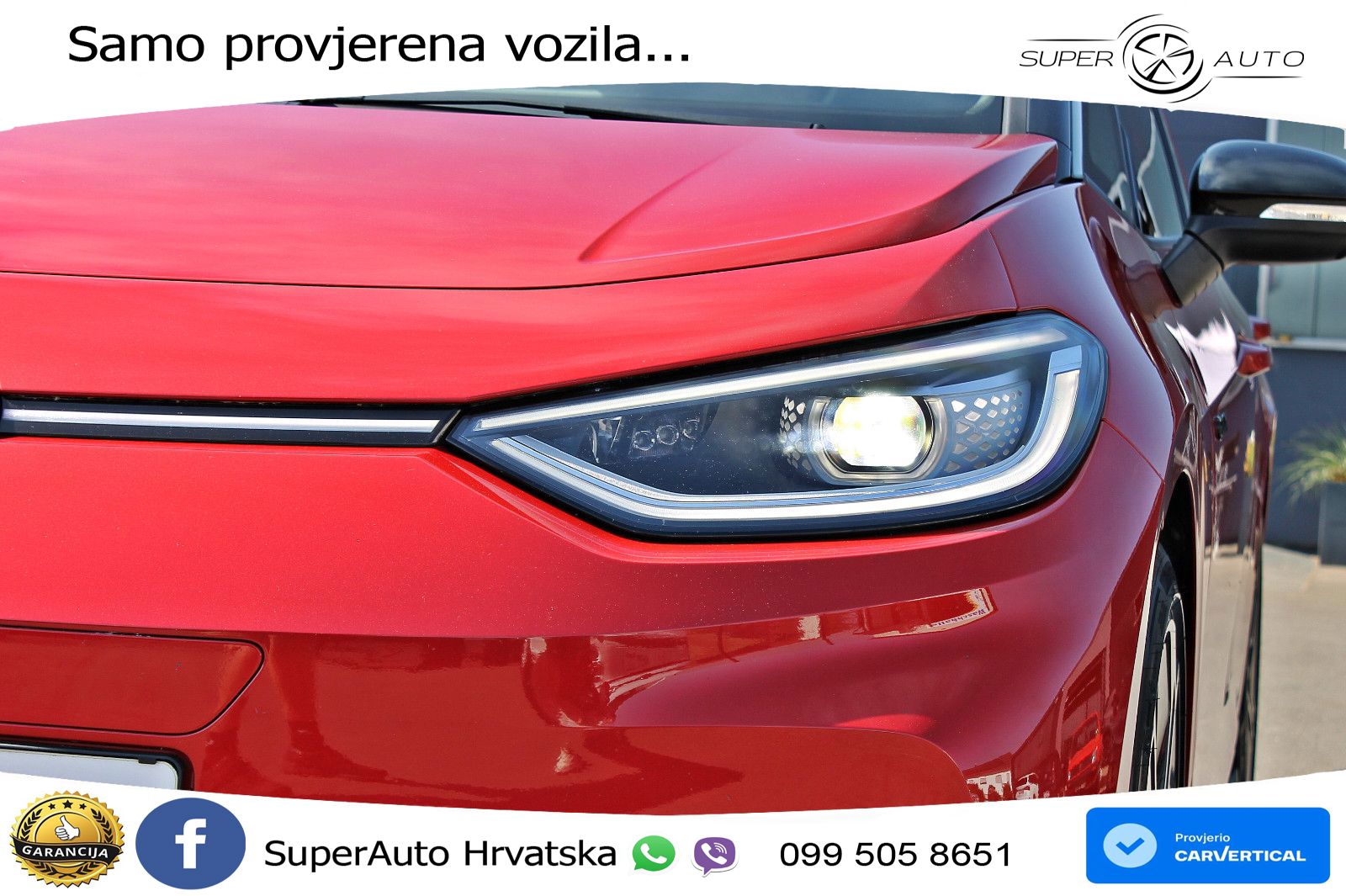 Volkswagen ID.3 GTX 84 kWh (286 KS) LED+GR SJED+ACC