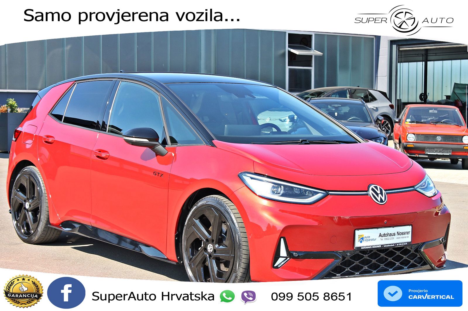 Volkswagen ID.3 GTX 84 kWh (286 KS) LED+GR SJED+ACC