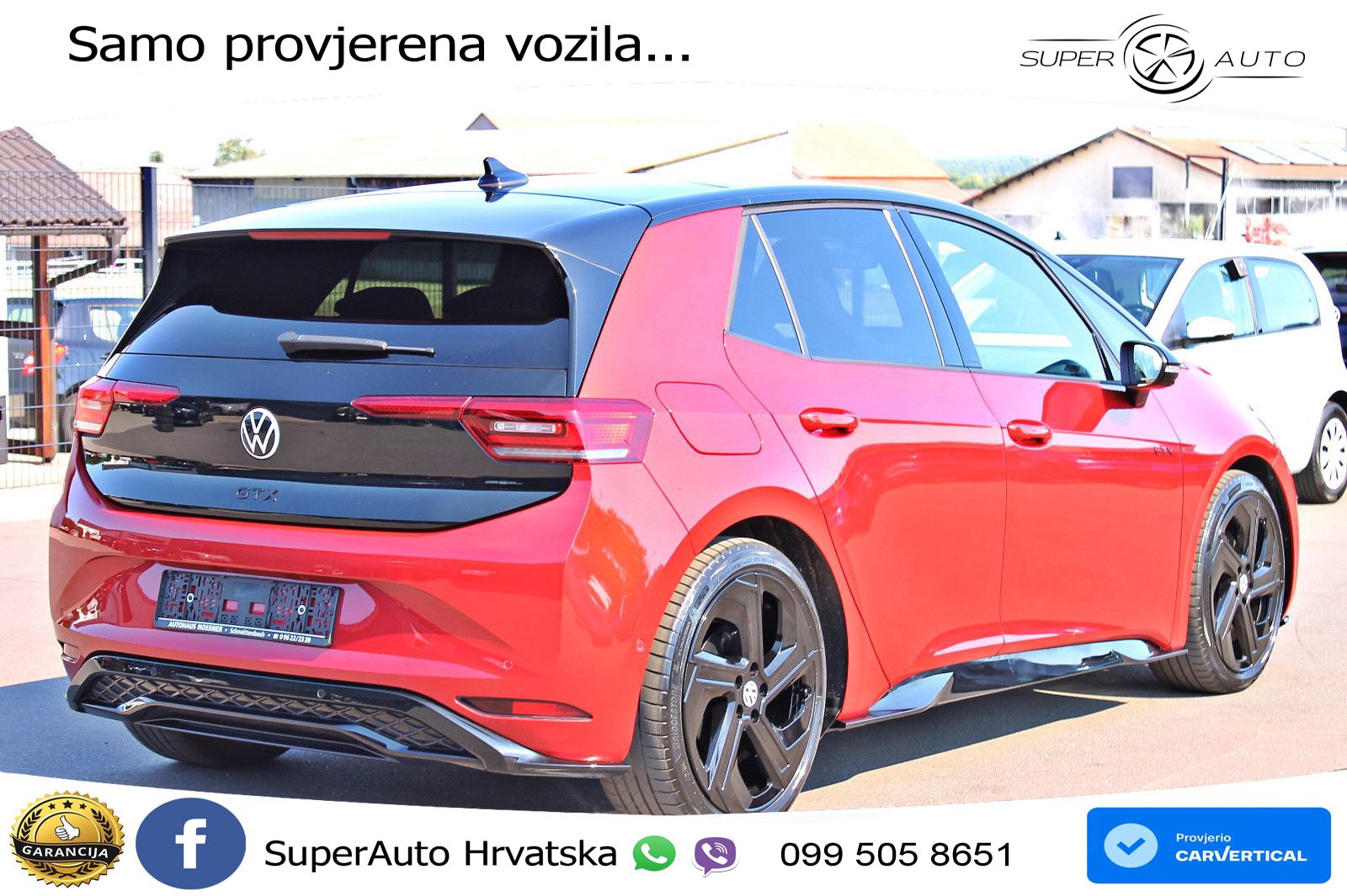 Volkswagen ID.3 GTX 84 kWh (286 KS) LED+GR SJED+ACC