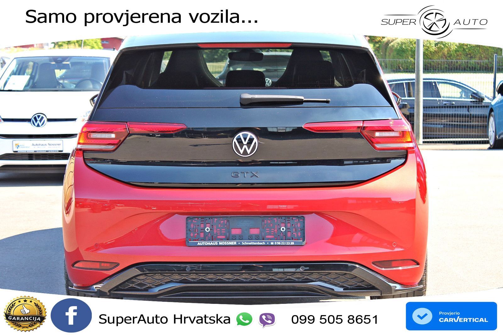 Volkswagen ID.3 GTX 84 kWh (286 KS) LED+GR SJED+ACC
