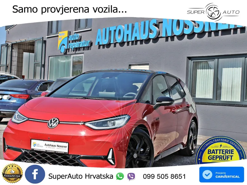 Volkswagen ID.3 GTX 84 kWh (286 KS) LED+GR SJED+ACC