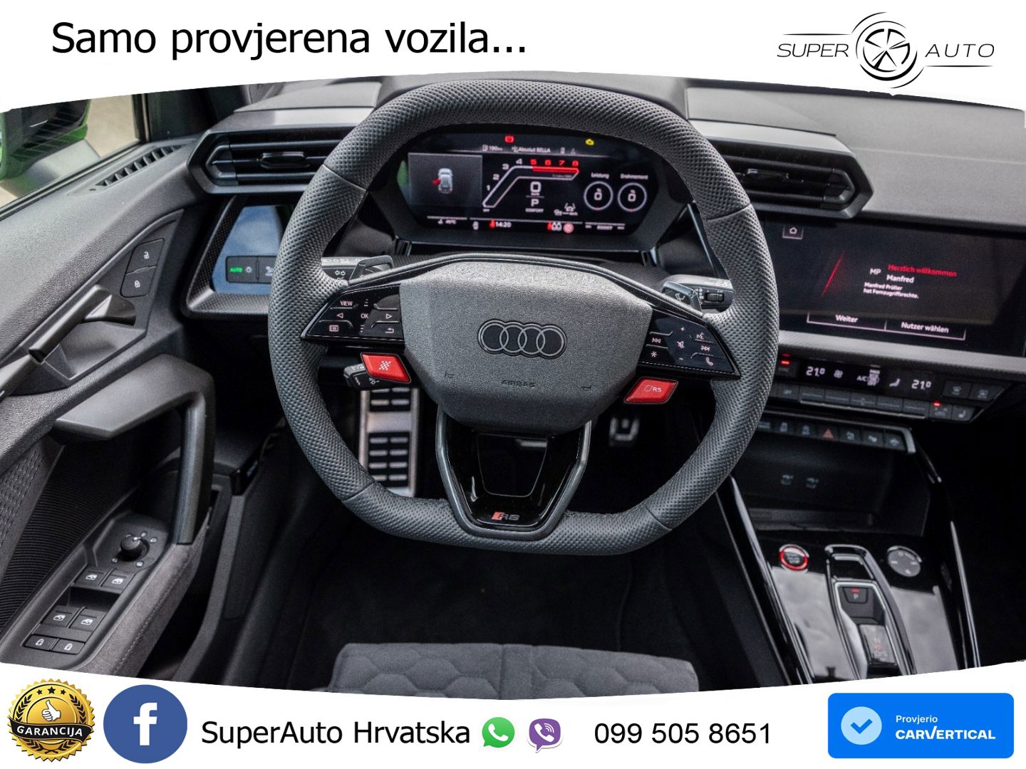 Audi RS3 Sedan 2.5 TFSI (400 KS) quattro S tronic LED+GR SJED+ACC