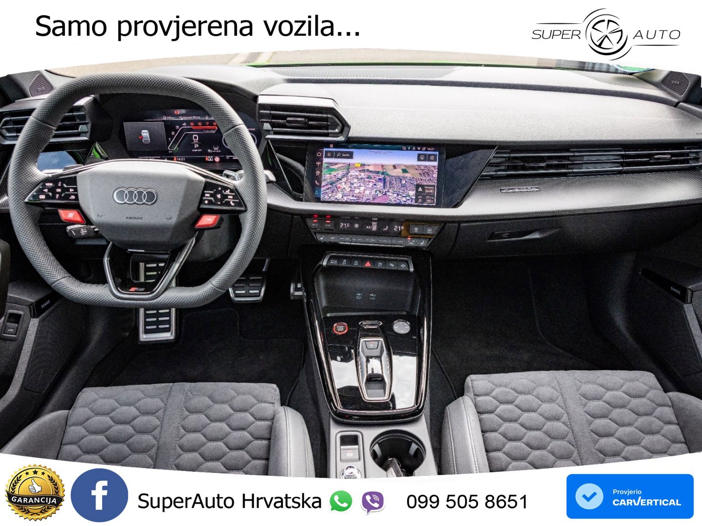 Audi RS3 Sedan 2.5 TFSI (400 KS) quattro S tronic LED+GR SJED+ACC