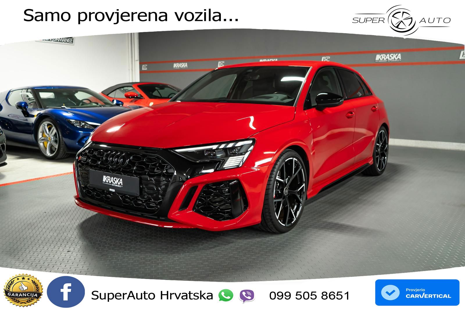 Audi RS3 Sportback 2.5 TFSI (400 KS) quattro S tronic LED+GR SJED+ACC