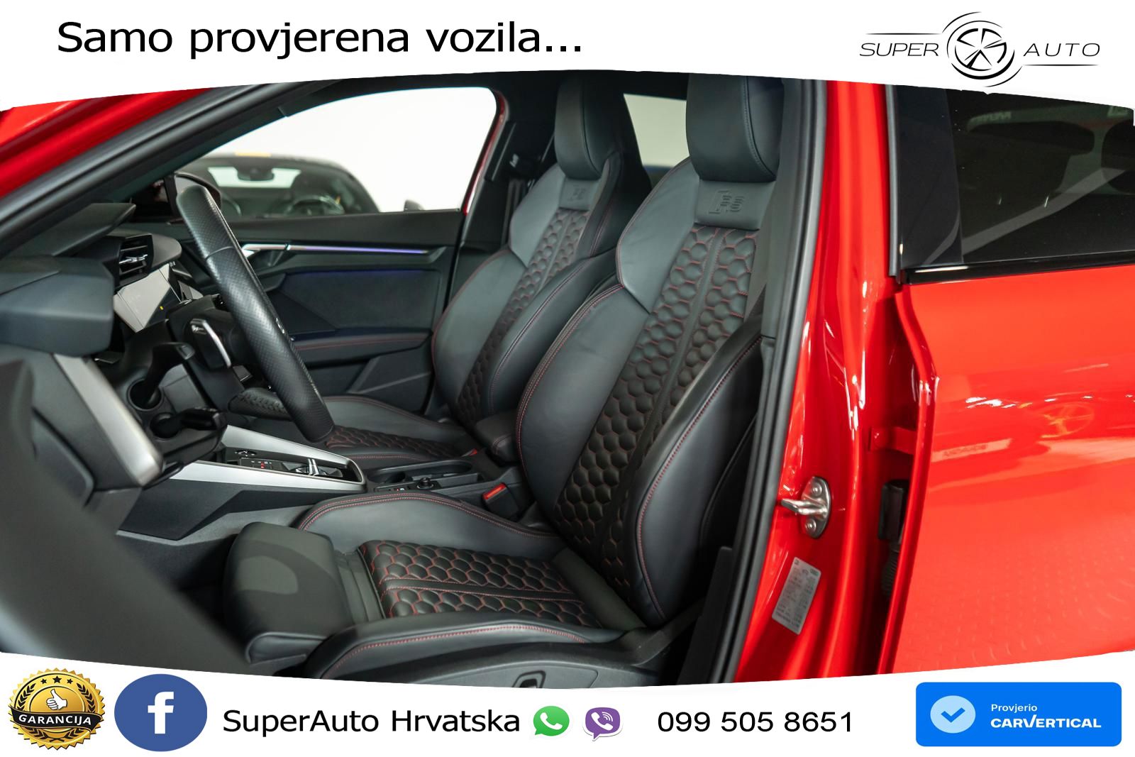Audi RS3 Sportback 2.5 TFSI (400 KS) quattro S tronic LED+GR SJED+ACC