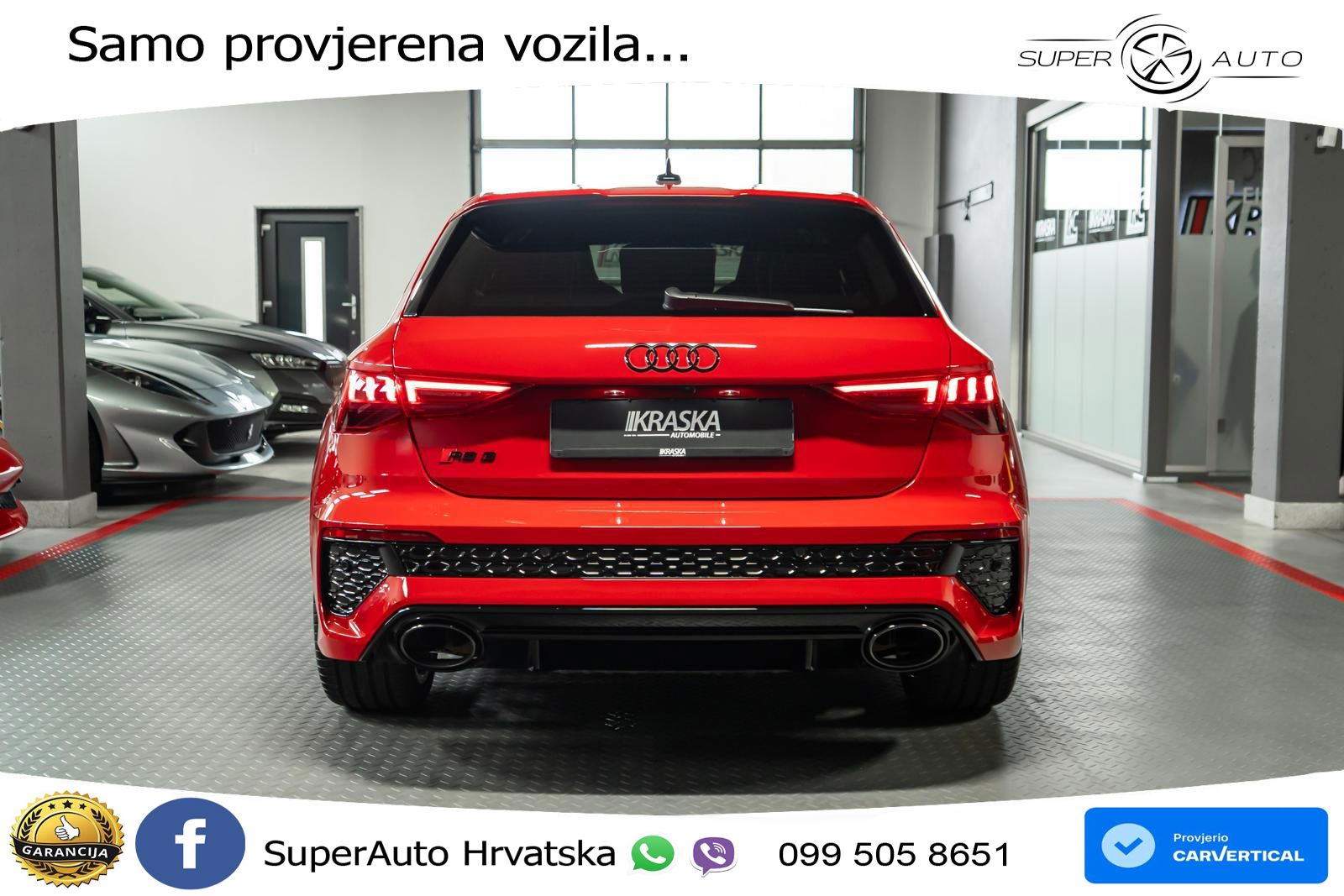 Audi RS3 Sportback 2.5 TFSI (400 KS) quattro S tronic LED+GR SJED+ACC