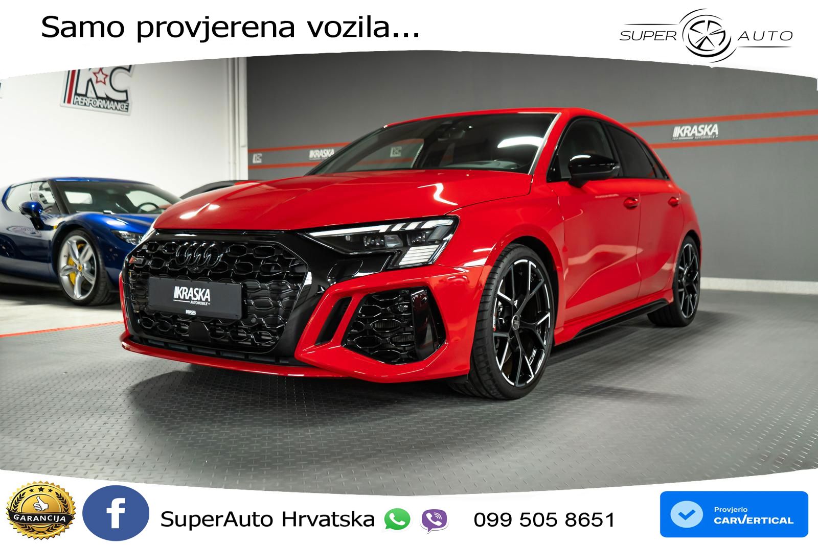 Audi RS3 Sportback 2.5 TFSI (400 KS) quattro S tronic LED+GR SJED+ACC