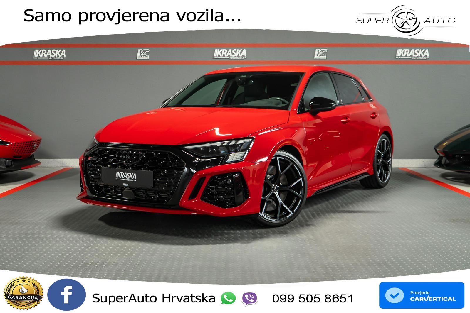 Audi RS3 Sportback 2.5 TFSI (400 KS) quattro S tronic LED+GR SJED+ACC